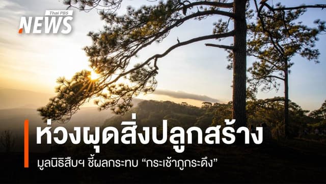 มูลนิธิสืบฯ ห่วงเริ่ม &#8220;กระเช้าภูกระดึง&#8221; ผุดสิ่งปลูกสร้างกระทบนิเวศ